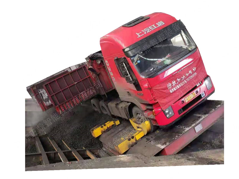 Fully automatic side truck dumper